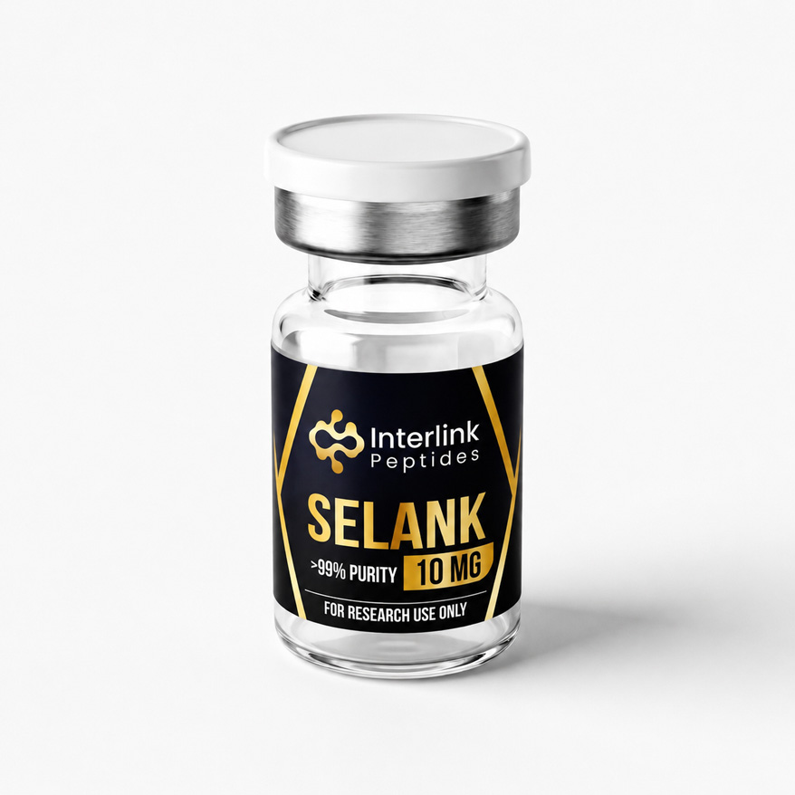 Selank 10mg research peptide – Interlink Peptides UK