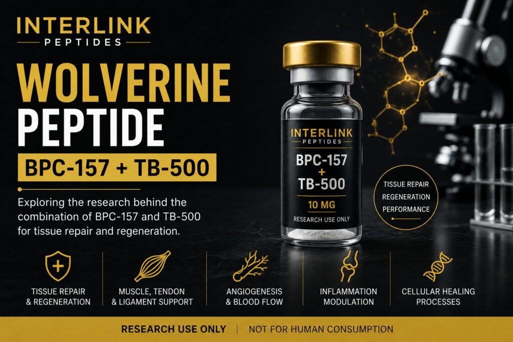 Wolverine Peptide BPC-157 and TB-500