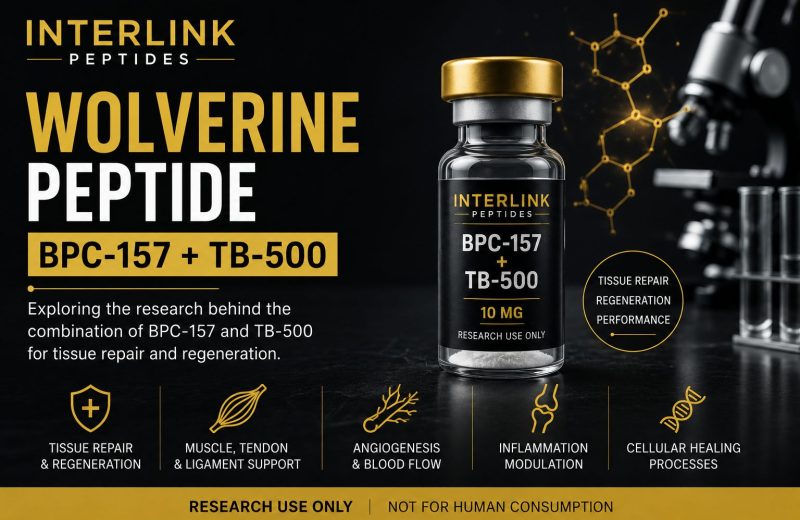 Wolverine Peptide BPC-157 and TB-500